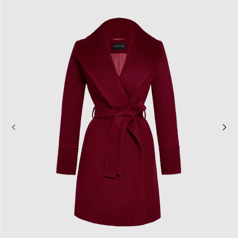 NWT Garnet, Baby Alpaca Coat
